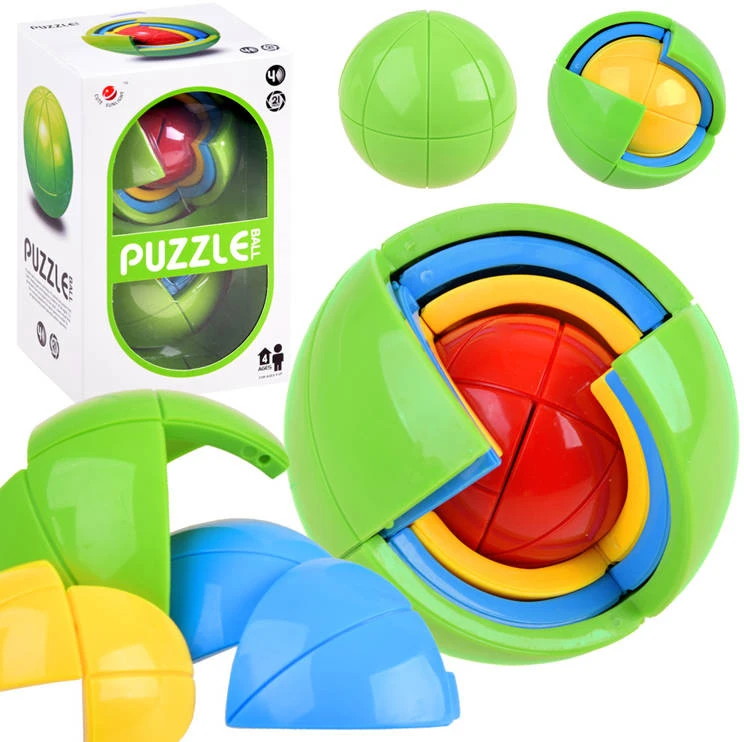 Jokomisiada Game BALL 3D Dėlionė puzzle Ball - colorful puzzle Puzzle GR0067