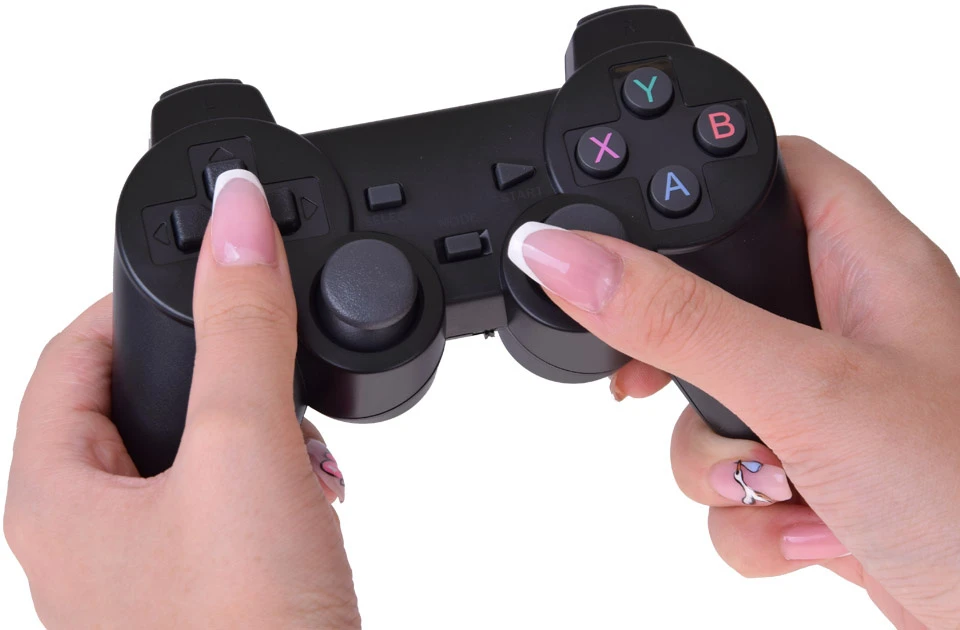Jokomisiada Žaidimų konsolės komplektas HDMI RETRO + 2 pagalvėlės Daugiau nei 20 000 žaidimų kaip anksčiau GR0696