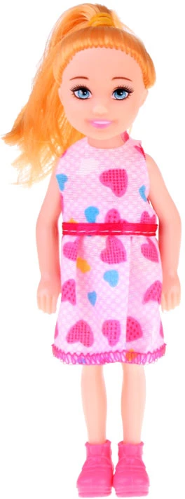 Jokomisiada Žavinga mini lėlė 13 cm lėlė suknelėje namui