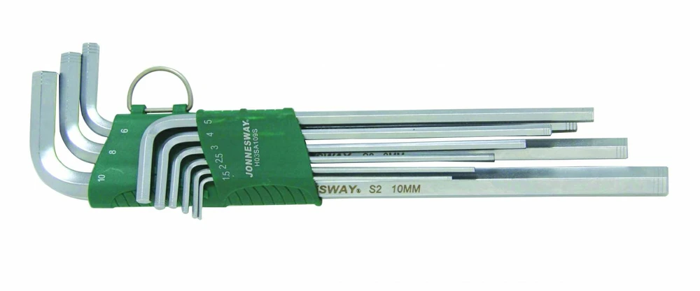 Šešiakampių raktų rinkinys Jonnesway H03SA209S; Hex; 9 vnt.