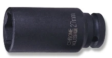 JONNESWAY ILGAS 6 ŠALINIŲ SUDĖGIMO LIZDAS 1/2" 21mm CR-MO