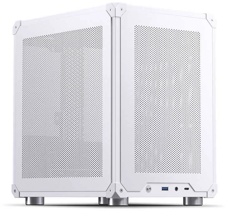 Jonsbo C6 Micro-ATX kompiuterio korpusas – baltos spalvos