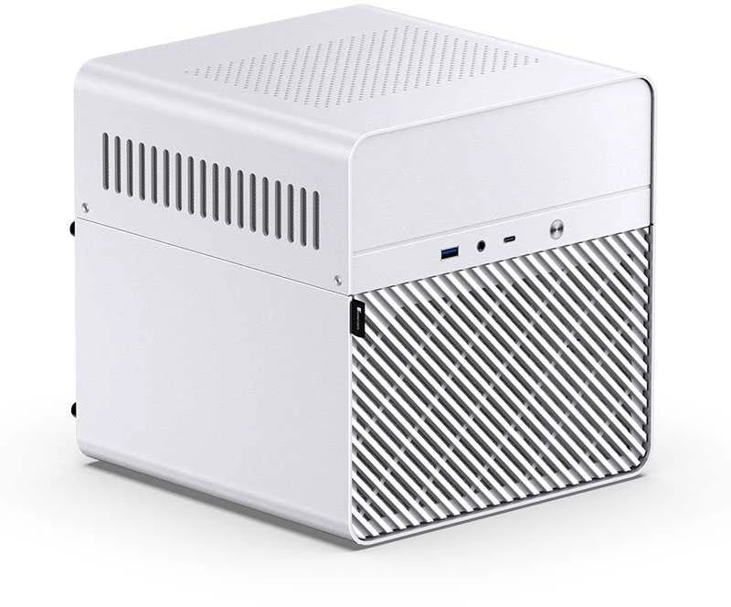 Jonsbo N2 Mini-ITX NAS kompiuterio korpusas – baltos spalvos
