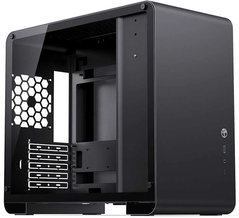 Jonsbo U4 Mini, Tempered Glass - juoda