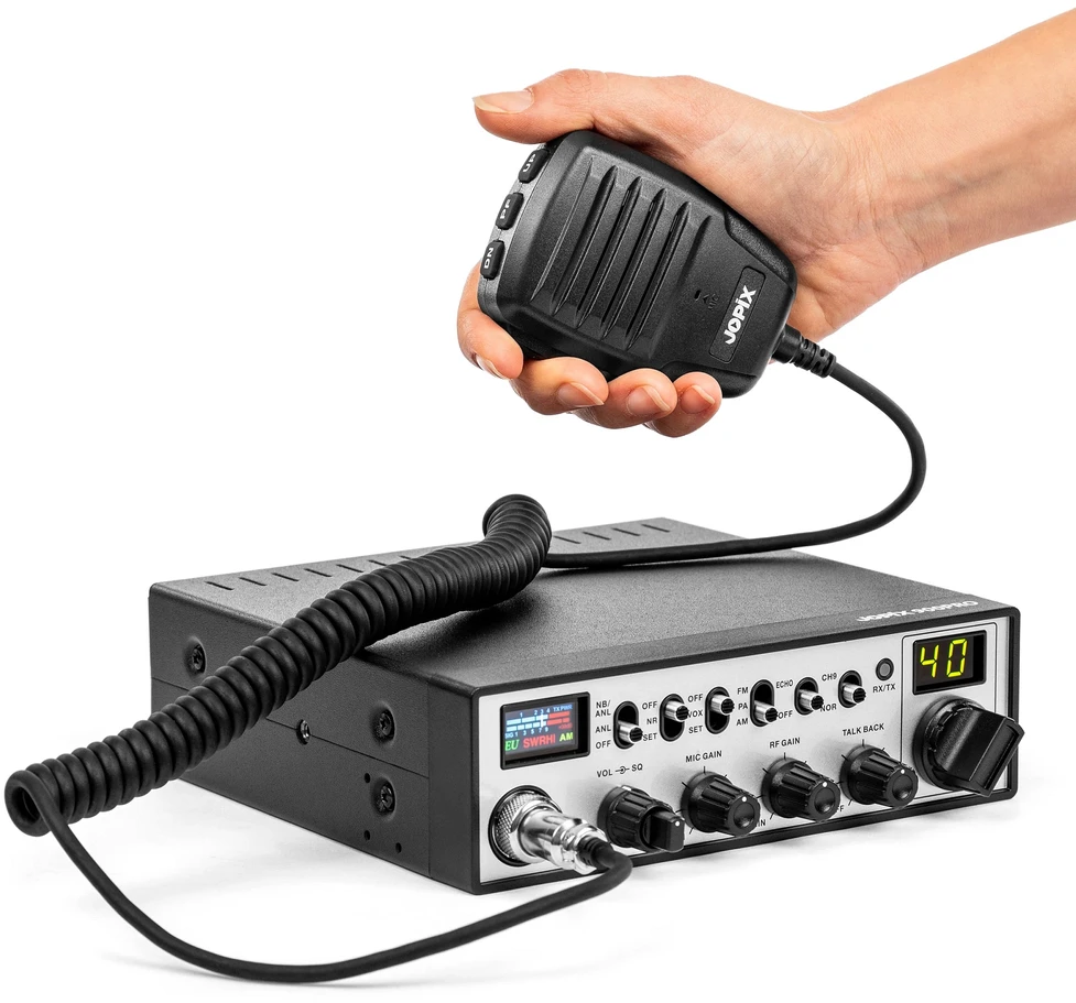 JOPIX 900PRO 40CH CB radijo stotelė, AM/FM, 4W, ASQ, 12-24V