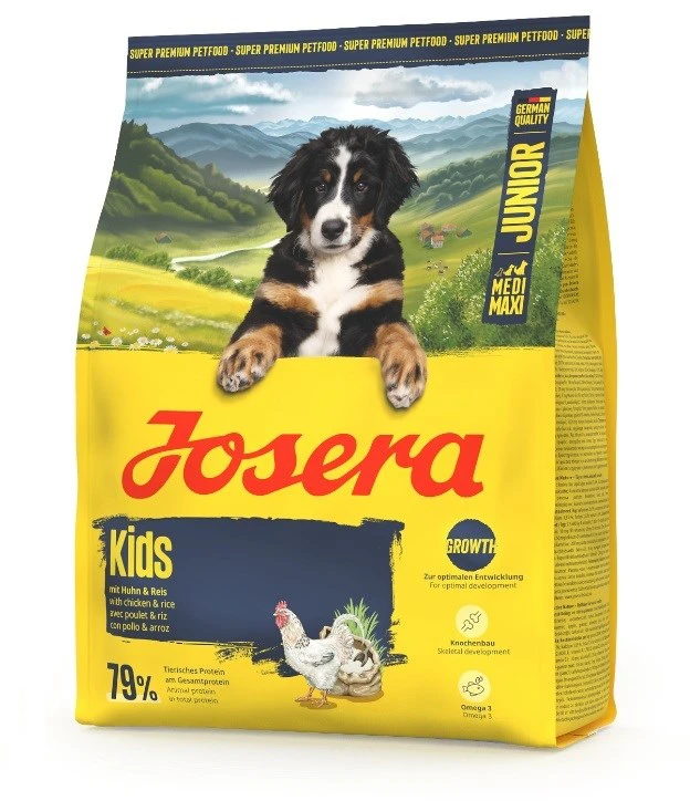 Šunų maistas - JOSERA Kids Medium/Max vištiena Sausas Šunų Maistas 3kg