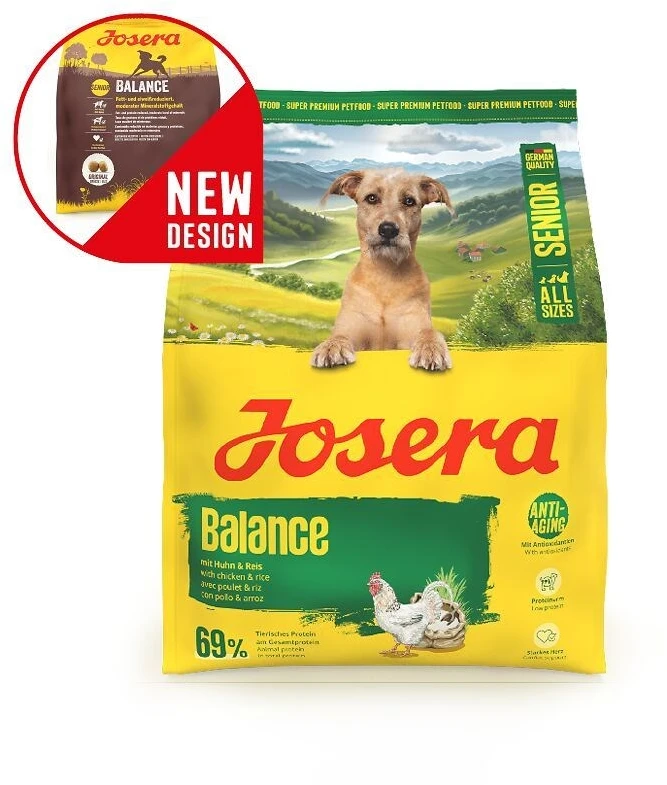Šunų maistas - JOSERA Senior Balance sausas šunų maistas 3kg be glitimo su vištiena