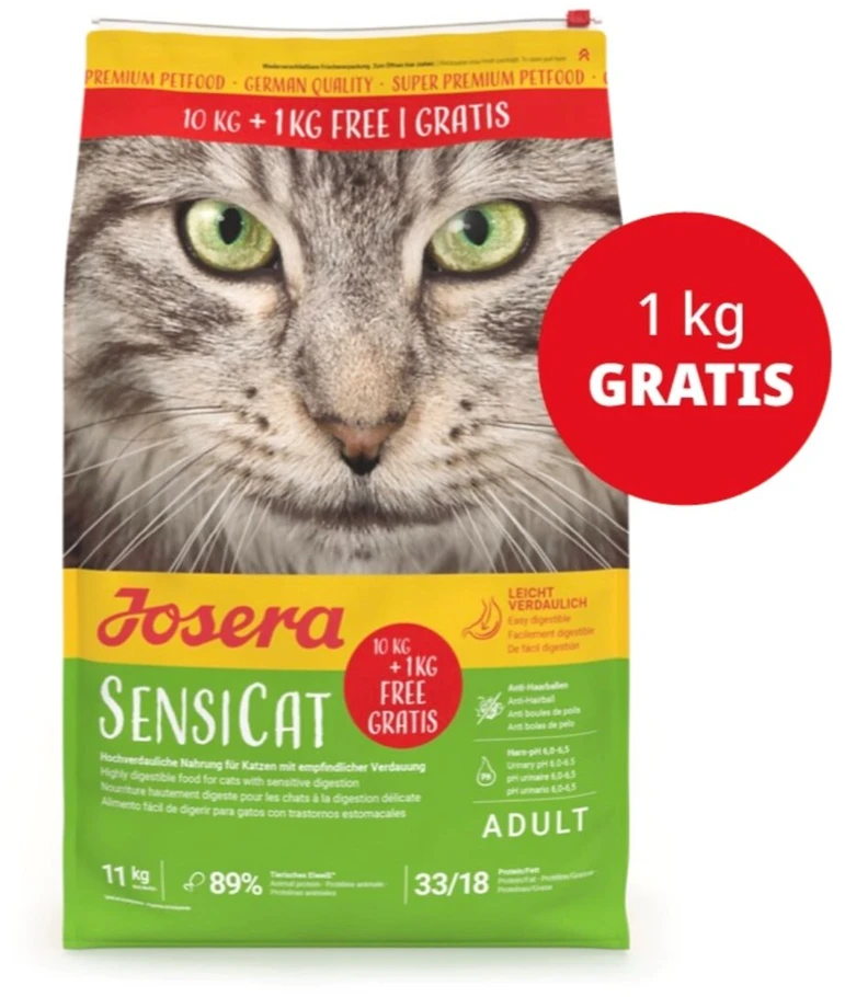 JOSERA Sensicat – sausas pašaras katei – 10kg +1kg