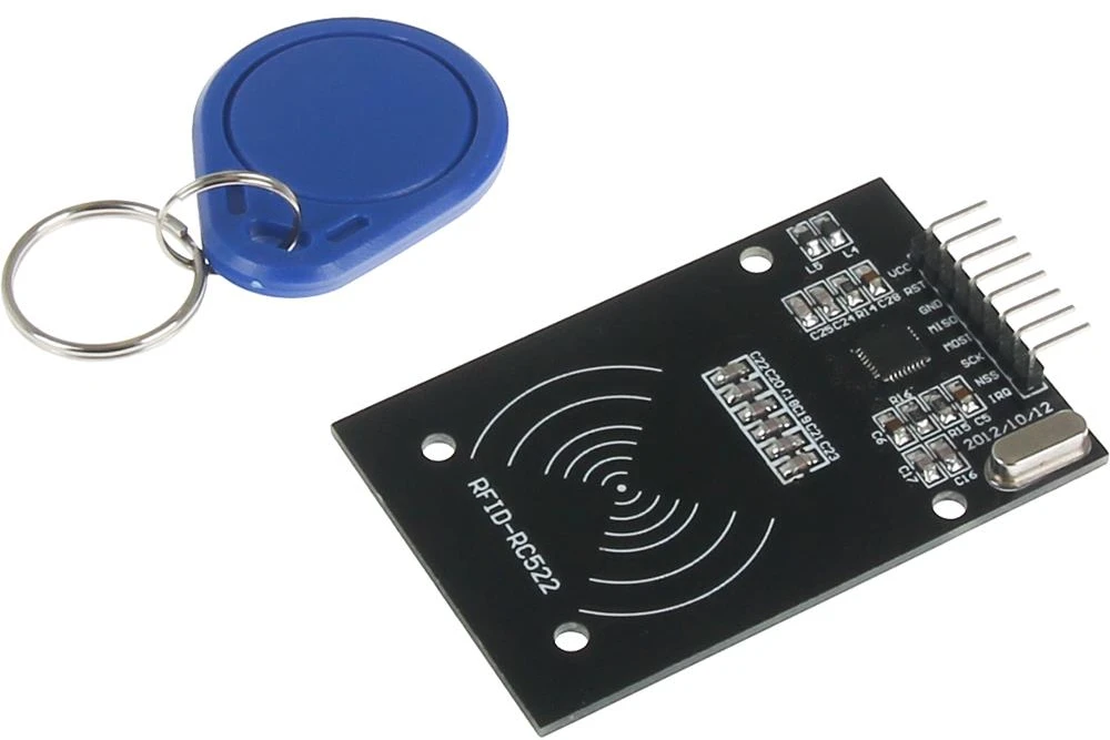 Joy It Bevielių raktų MiFare RFID nuskaitymo – rašymo modulis suderinamas su Arduino ir Raspberry
