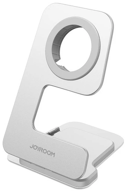 Joyroom JR-W18 indukcinis įkroviklio laikiklis išmaniesiems laikrodžiams - sidabrinis