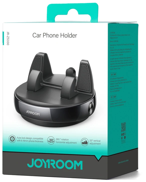 Joyroom JR-ZS330 automobilinis laikiklis – juodas
