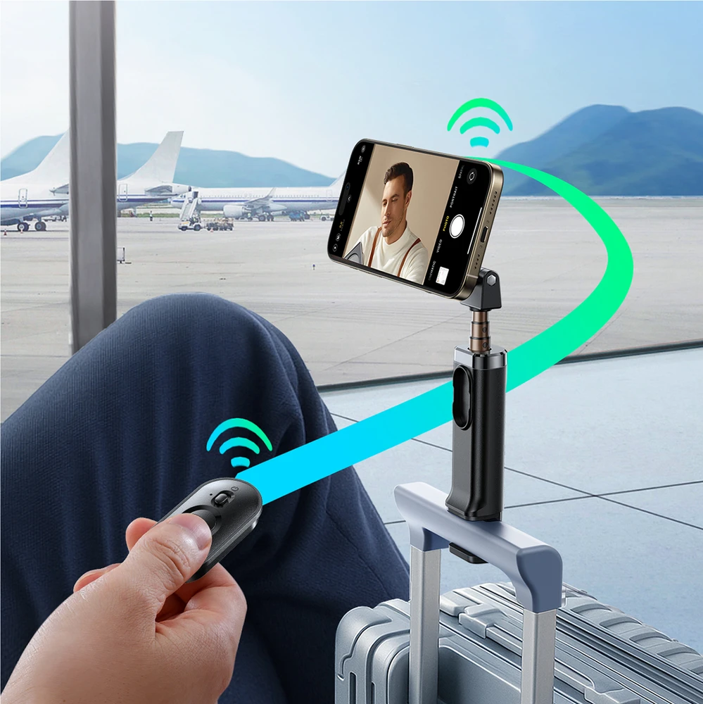 Joyroom Selfie Stick with Bluetooth, MagSafe 4.7 - 7.0 inch, 40mm, Juodas (JR-ZS509)