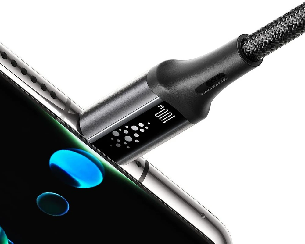 Joyroom S-A60 StarTalk 100W USB-C - USB-C kabelis 1.2m - Juodas
