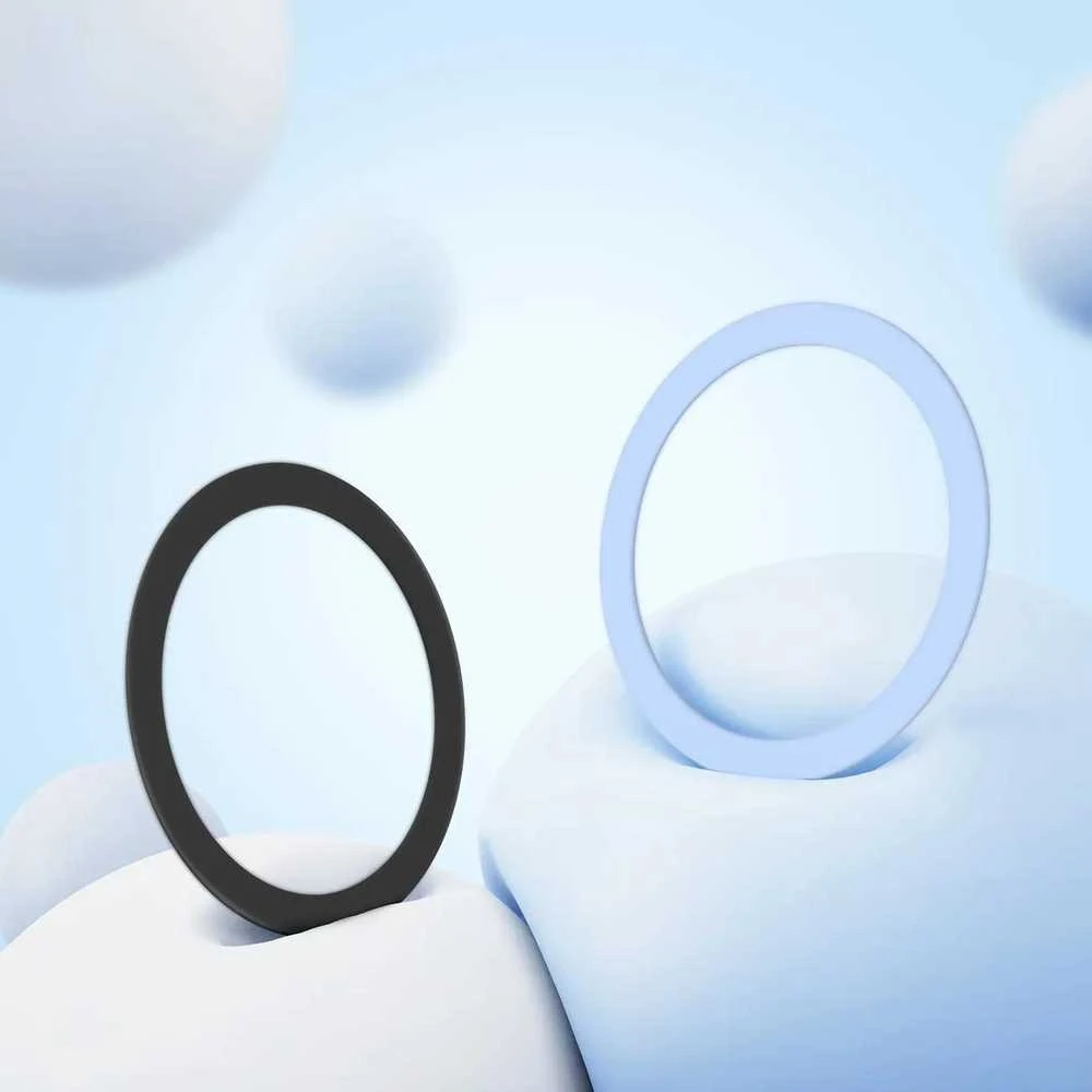 Joyroom set of metal magnetic rings for smartphone 2 pcs. rožinės spalvos (JR-Mag-M3)
