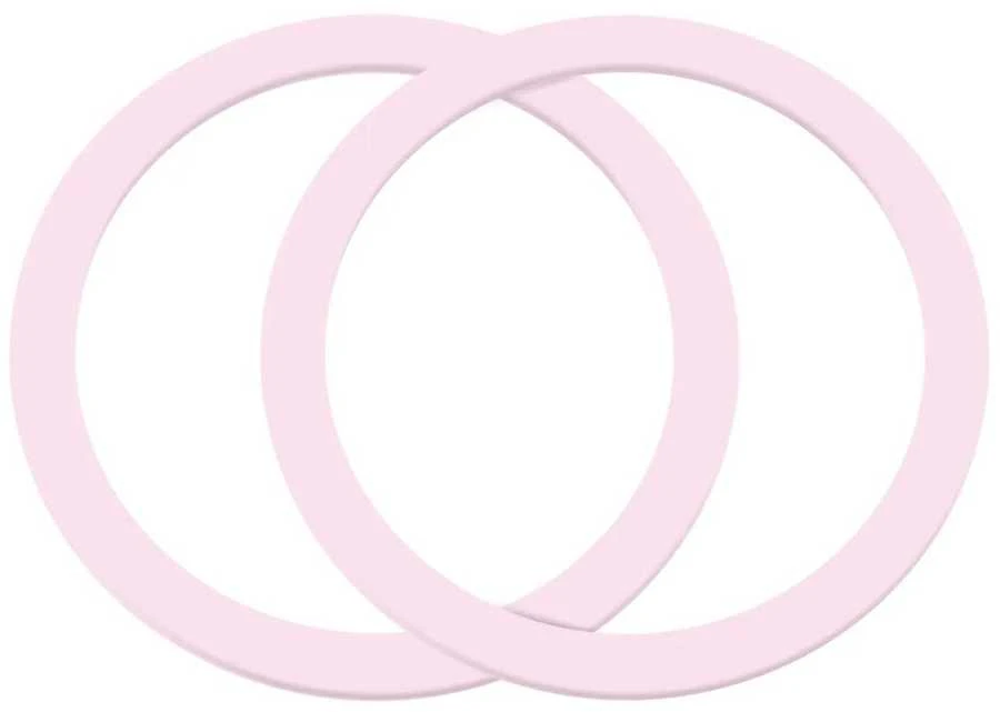 Joyroom set of metal magnetic rings for smartphone 2 pcs. rožinės spalvos (JR-Mag-M3)