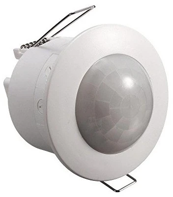 Judesio jutiklis PIR, 230 Vac, 360°, 6m, 800W, įleidžiamas, IP20, THORGEON