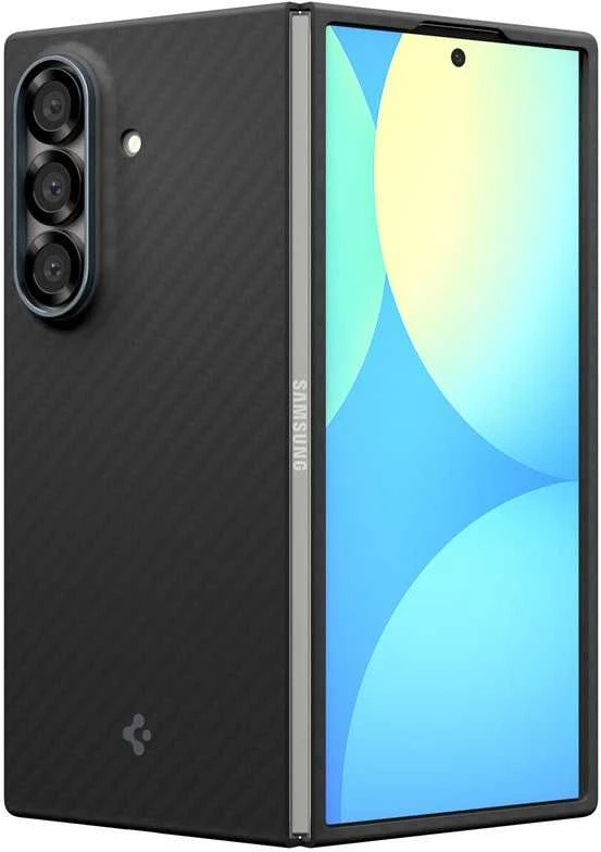 Dėklas Spigen Airskin Aramid Galaxy Z Fold 7 juoda