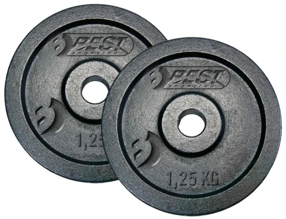 Best Sporting Lietiniai svoriai 2x1,25 kg, 30 mm