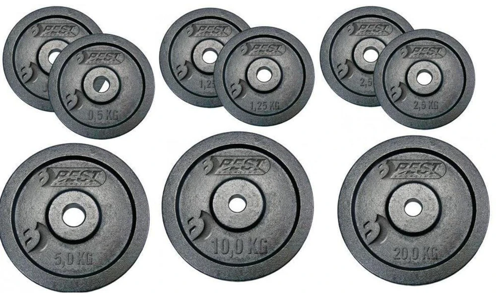 Best Sporting Lietiniai svoriai 2x1,25 kg, 30 mm
