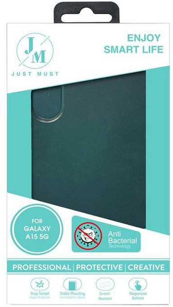 „Just Must JM“ antibakterinis TPU dėklas, skirtas „Galaxy A25 Clear“ (skaidrus)