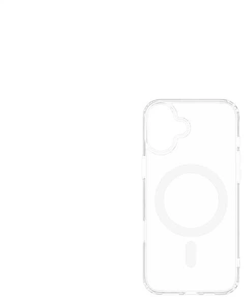Dėklas „Just Must JM MAGSAFE CRYSTAL I“, skirtas „iPhone 16“, skaidrus