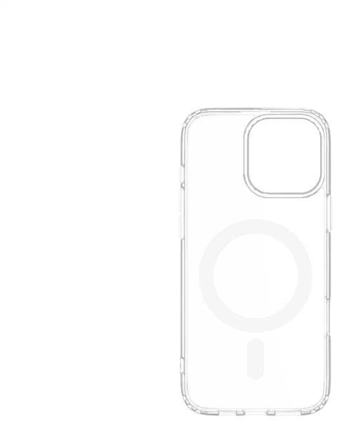 Dėklas „Just Must JM MAGSAFE CRYSTAL I“, skirtas „iPhone 16 Pro Max“, skaidrus