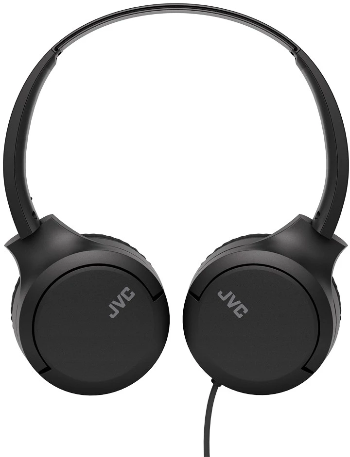 JVC, HA-S33UC-BU, juodos sp. dinaminės ausinės, mikrofonas
