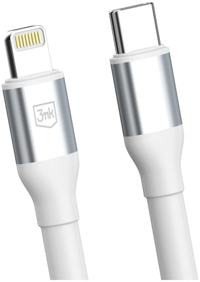 3Mk Protection 3mk Hyper Cable N-SERIES USB-C / Lightning 1m 9V/2A 20W / baltas
