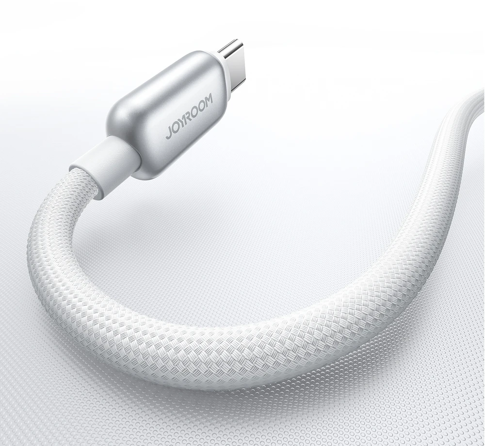 Joyroom S-A55 StarFlight 100W USB-C – USB-C laidas 1,2 m – Baltas