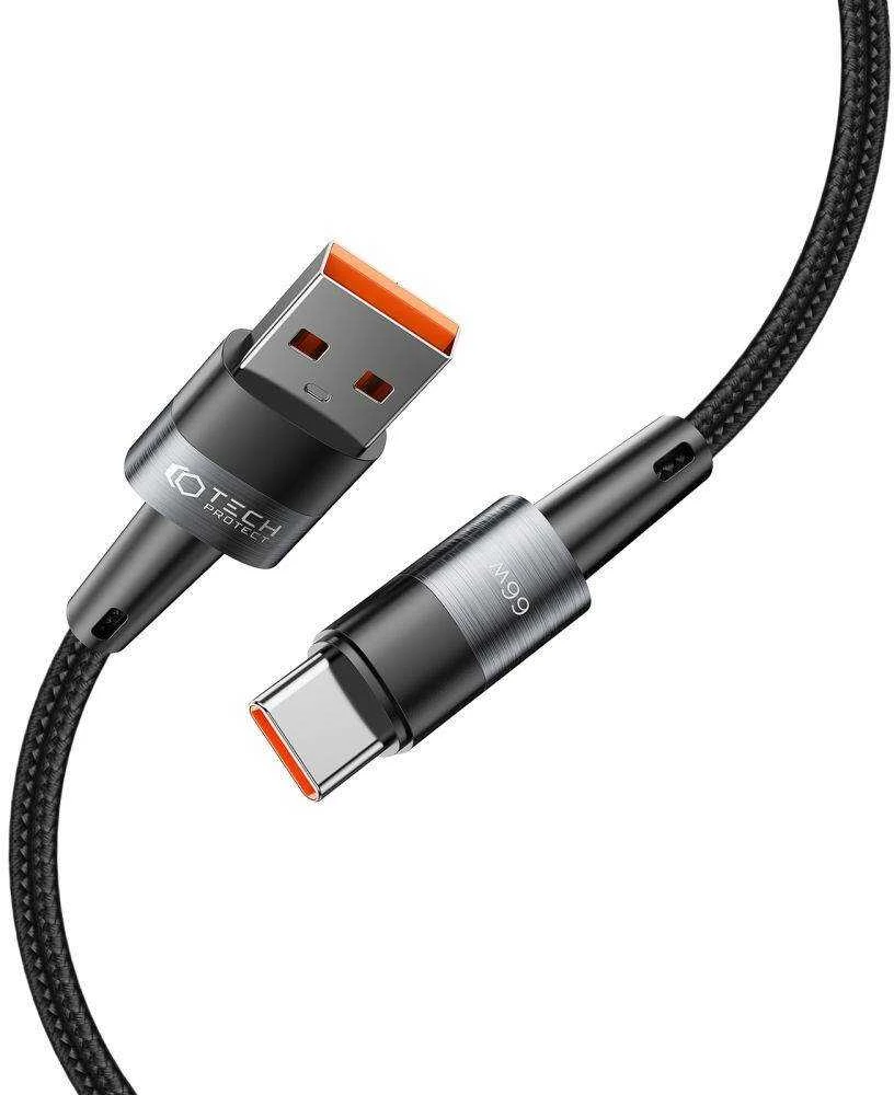 Kabelis PD 66W 6A 0,5m USB – USB-C Tech-Protect UltraBoost pilkos spalvos