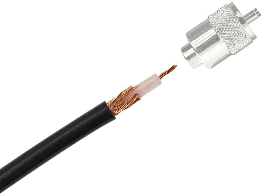 Kabelis PNI RG58 C Extra CB antenoms, ritė 100m