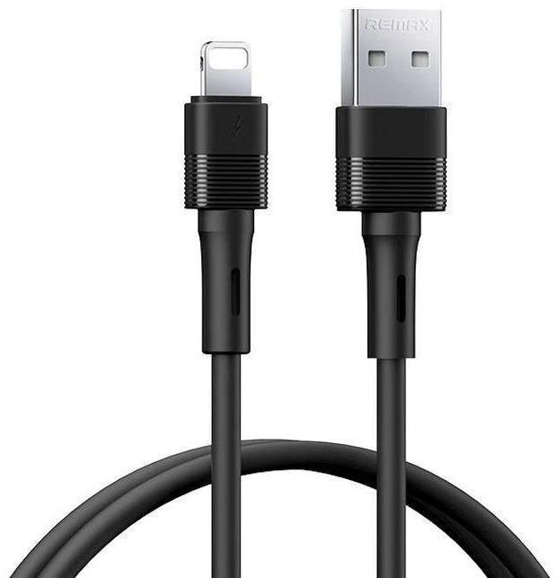 KABELIS REMAX LEYA SERIES RC-C093 2,4A USB/LIGHTNING Juodas