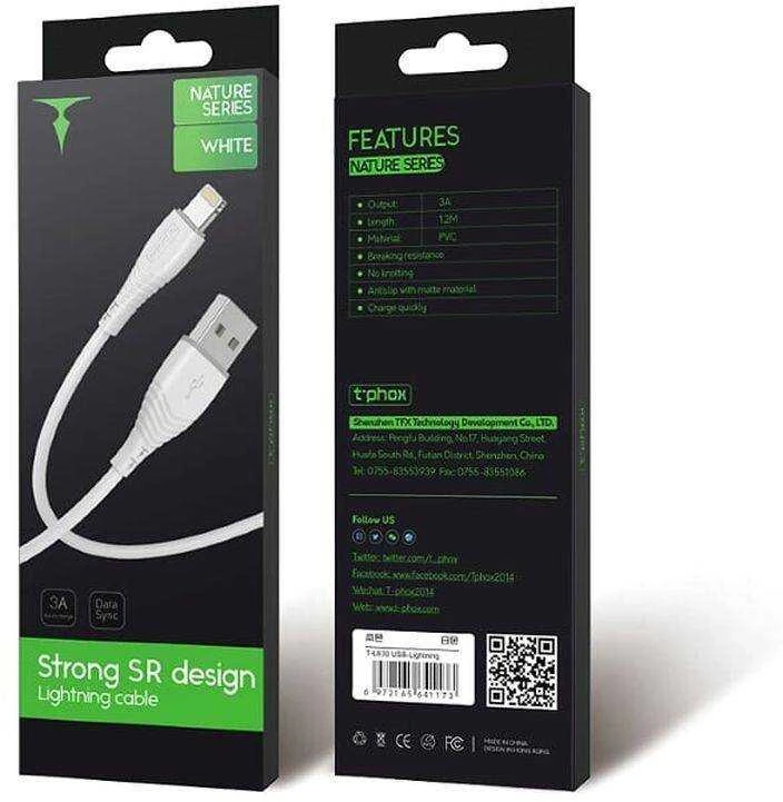 LAIDAS T-PHOX NATURE LIGHTNING Baltas 1.2M 3A