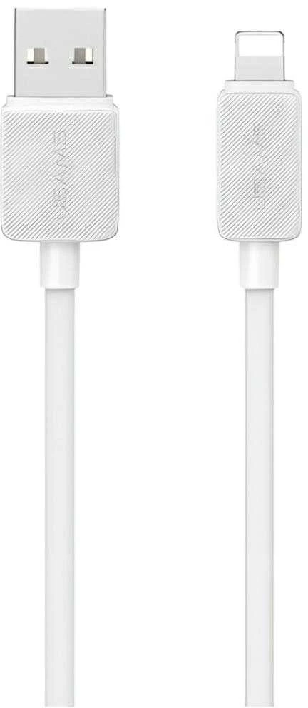 Kabelis USAMS KY Series US-SJ689 2.4A USB-A į Lightning 1m baltas