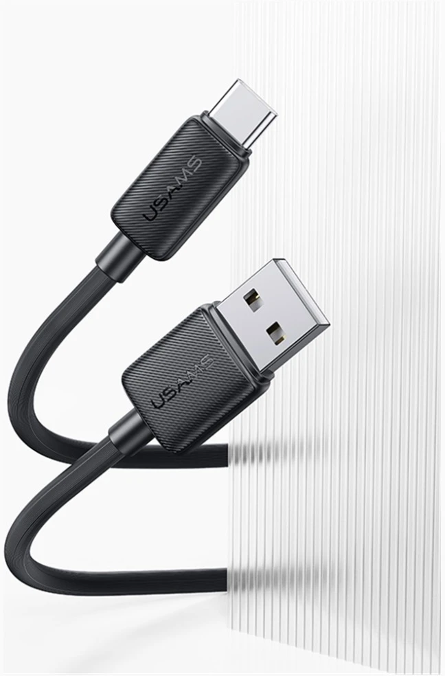 Kabelis USAMS KY Series US-SJ693 3A USB-C į USB-A 2m baltos spalvos