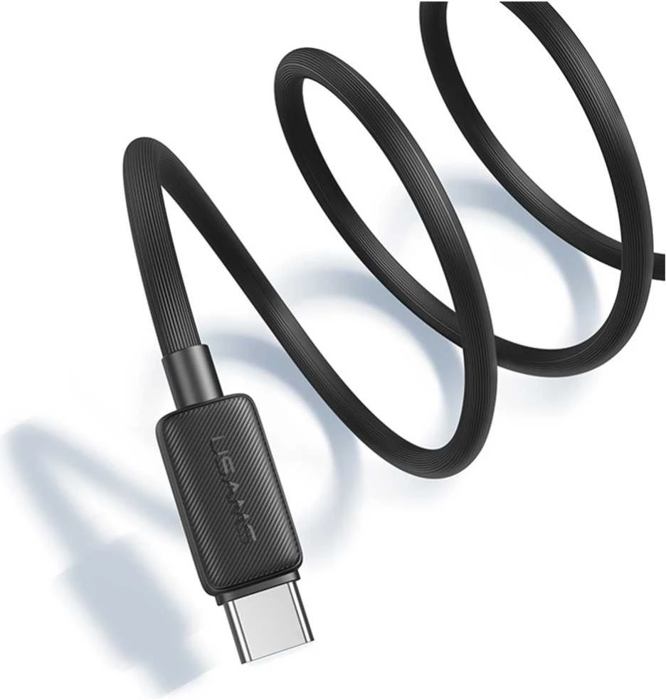 Kabelis USAMS KY Series US-SJ693 3A USB-C į USB-A 2m baltos spalvos