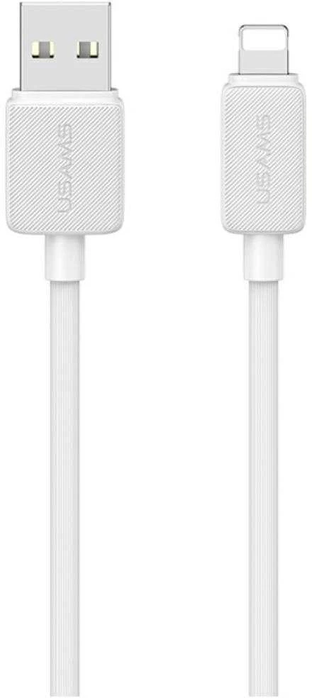 Kabelis USAMS KY Series US-SJ694 2.4A Lightning į USB-A 2m baltas