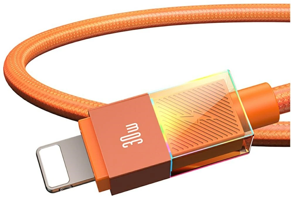 Kabelis USAMS SJ776 PD 30W USB-C/Lightning 1.2m, tamsintuvas