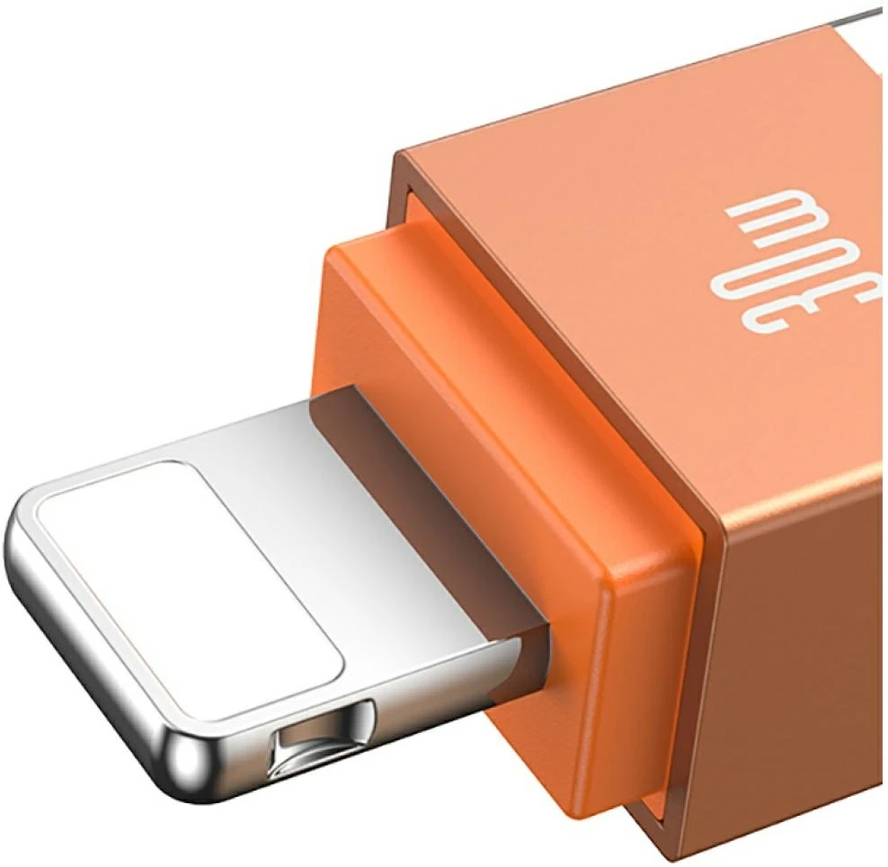 Kabelis USAMS SJ776 PD 30W USB-C/Lightning 1.2m, tamsintuvas