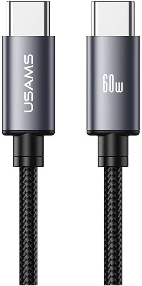 Kabelis USAMS U91 60W USB-C į USB-C 1m, tamsinimui