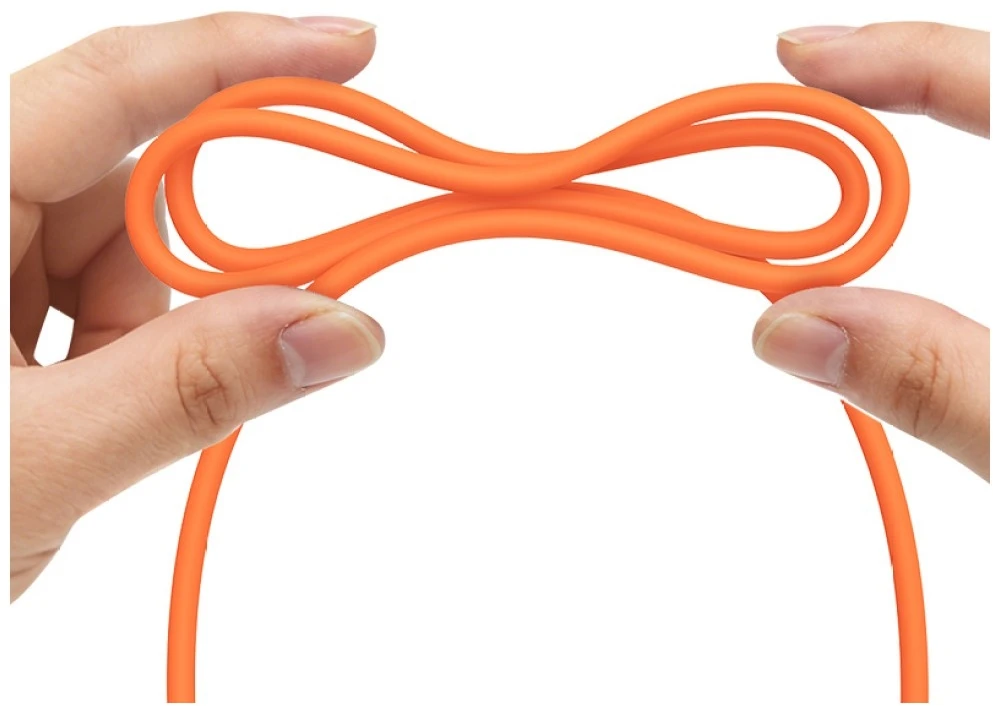Kabelis USAMS U98 3A Silicone Fast Charging USB-C baltos spalvos