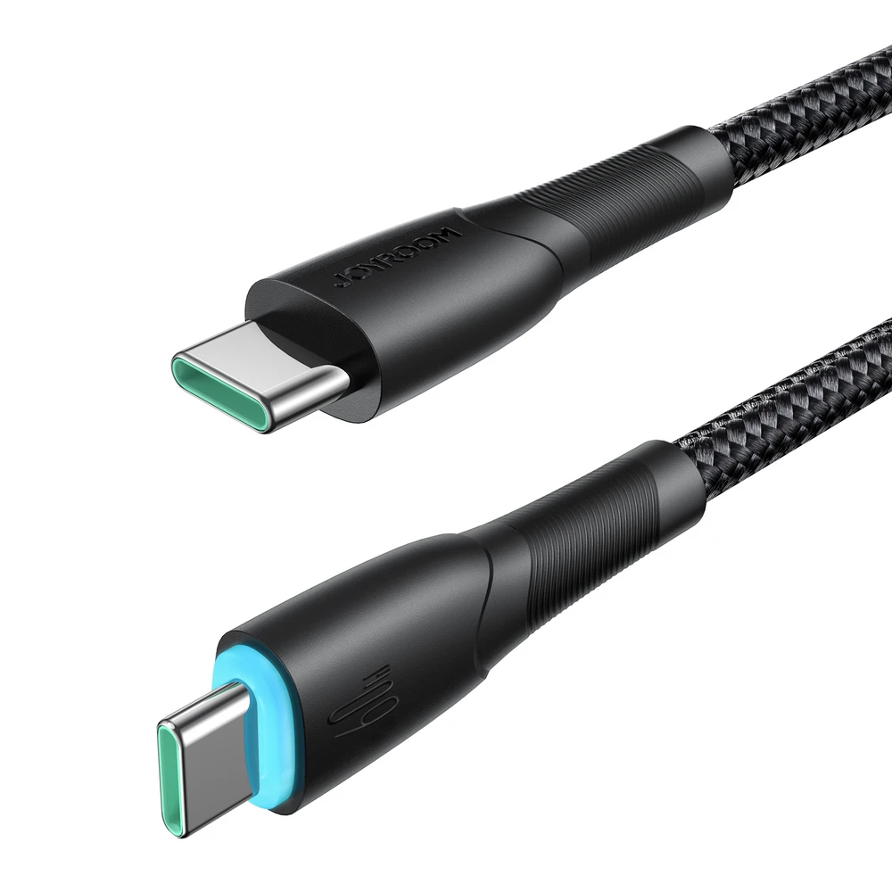 Laidas USB-C į USB-C Joyroom SA32-CC3 Starry, 60W, 1m juodas
