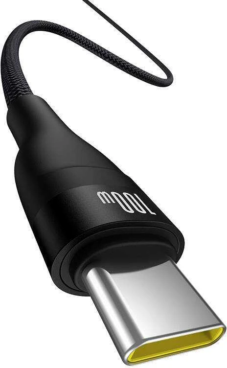 Įkrovimo kabelis Baseus Flash 2 USB į USB-C 100W, 2m (juodas)