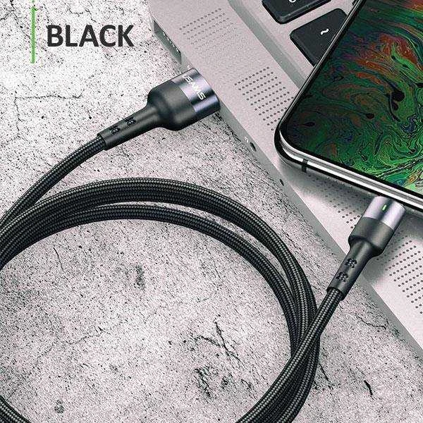 Kabelis 3A 1m USB – USB-C Usams U26 Fast Charging SJ313TC01 (US-SJ313) Juodos spalvos