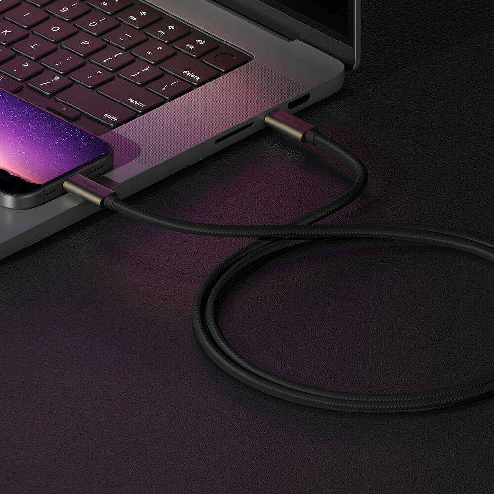 Kabelis PD 240W 2m USB-C – USB-C Ringke USB 3.2 GEN 2X2 Juodos spalvos