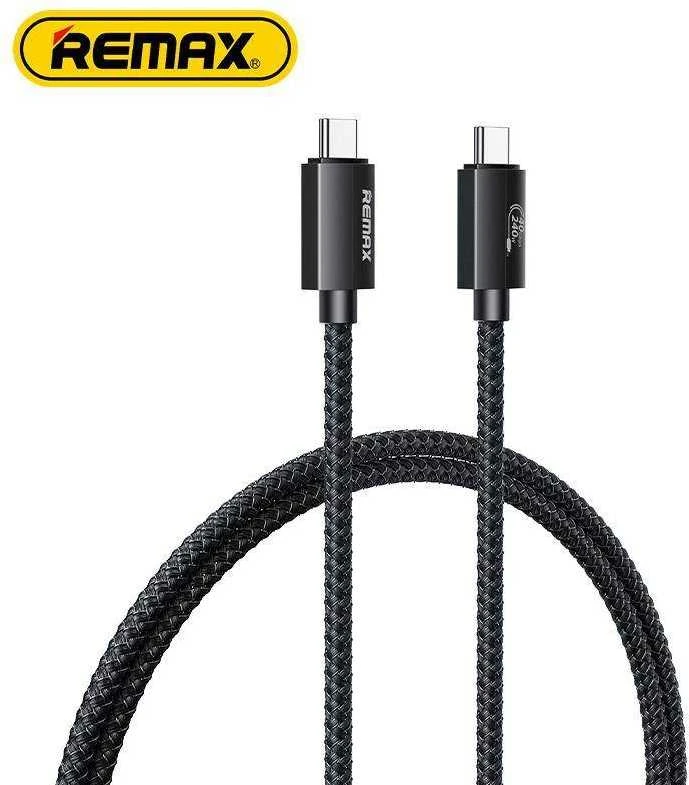 USB-C laidas USB-C Remax Ladon, USB4.0, RC-C039, 1m, 240W, (juodas)
