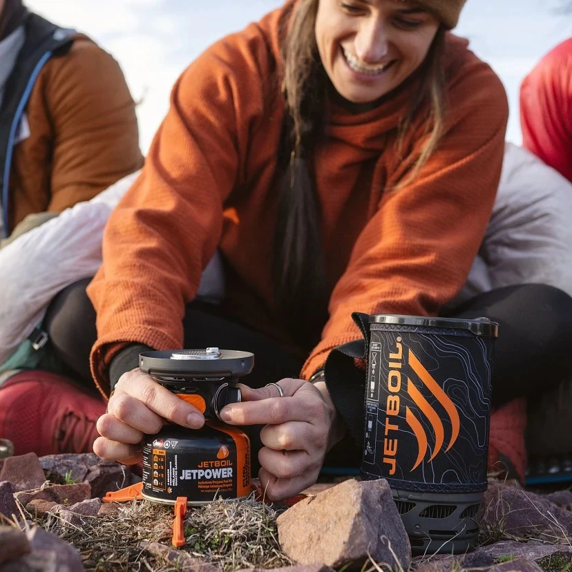 JTB Jetboil Flash Java 1.0L Fast Boil System Turistinė viryklė su dujų balionu