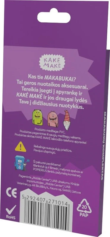 Kakė Makė Makabukų komplektas (laikrodžio apyrankės aksesuarai)