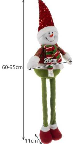 Kalėdinis sniego senelis - teleskopinis 95cm. Ruhhy 22331