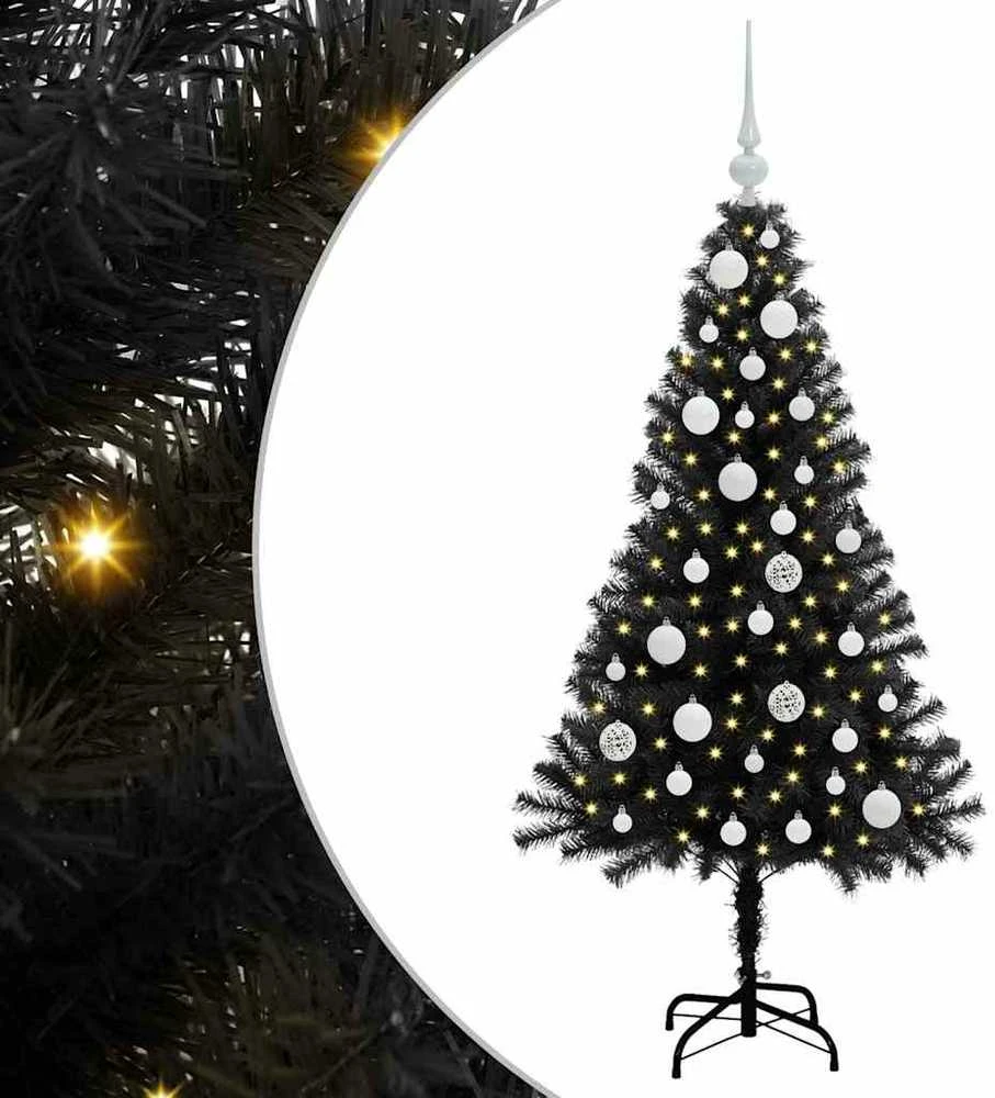 Kalėdų eglutė Juoda 120 cm PVC
